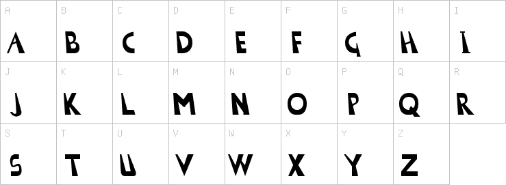 Uppercase characters