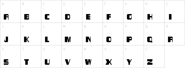 Uppercase characters