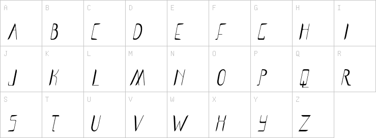 Uppercase characters