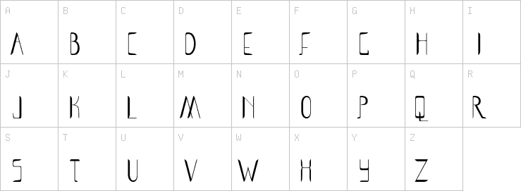 Uppercase characters