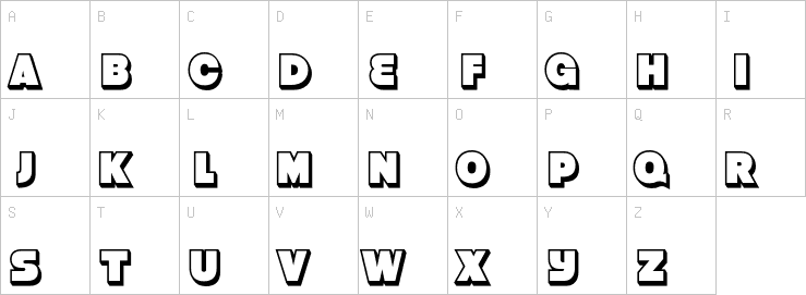 Uppercase characters