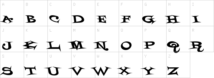 Uppercase characters