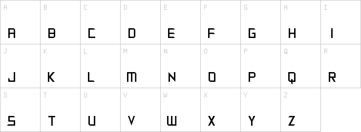 Uppercase characters