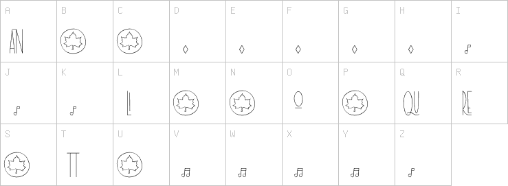 Uppercase characters