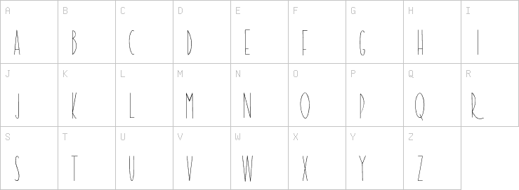 Uppercase characters