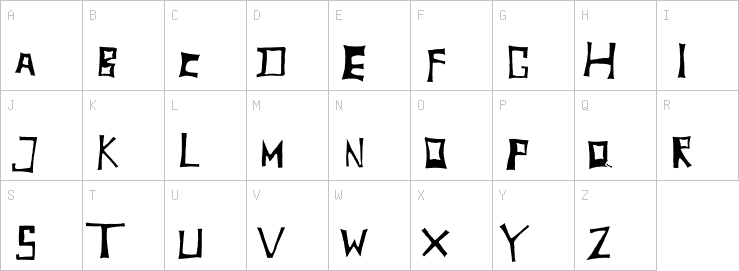 Uppercase characters