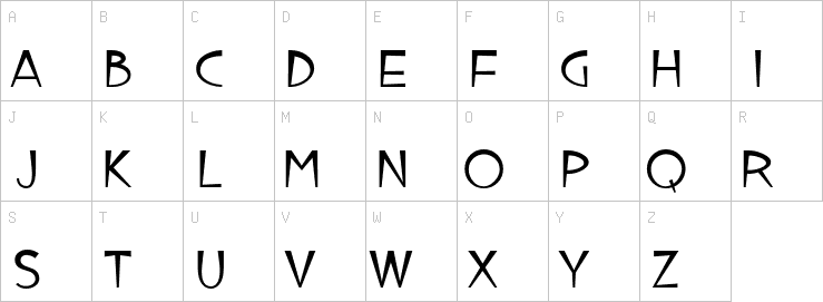 Uppercase characters