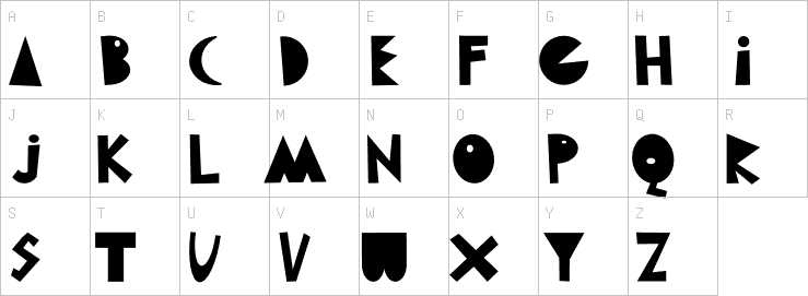 Uppercase characters