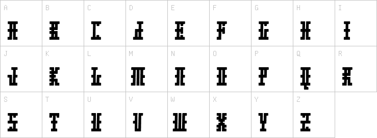 Uppercase characters