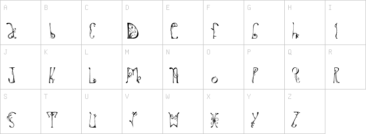 Uppercase characters