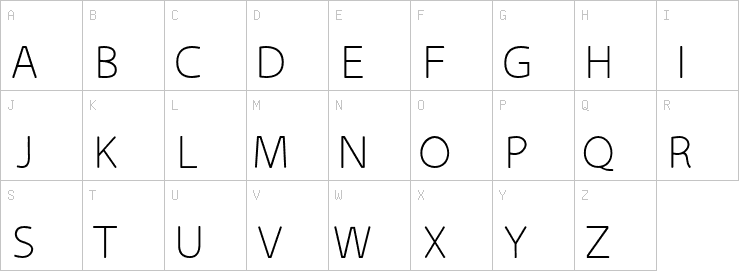 Uppercase characters