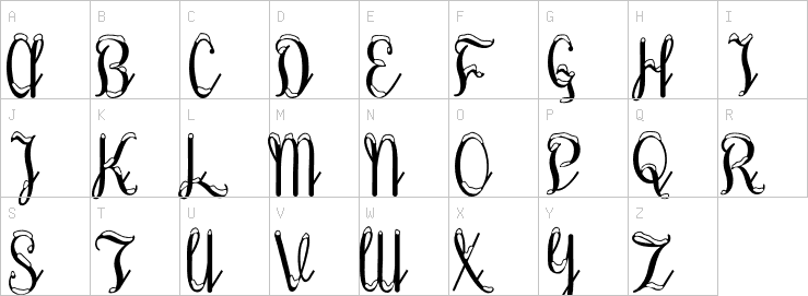 Uppercase characters