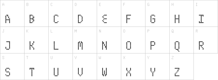 Uppercase characters