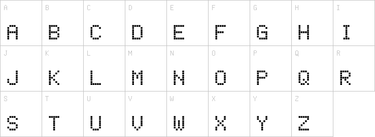 Uppercase characters