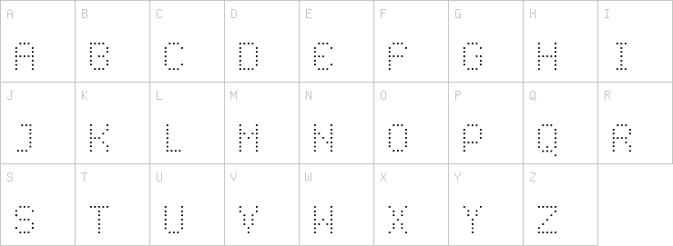 Uppercase characters