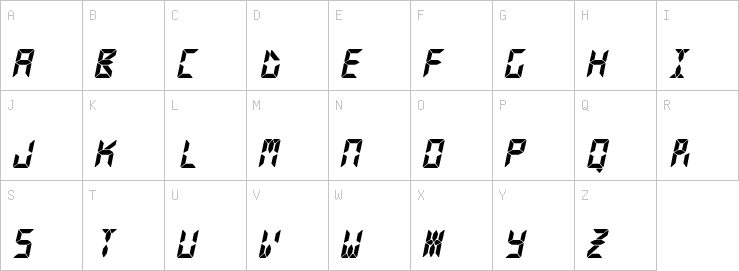 Uppercase characters
