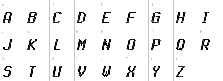 Uppercase characters