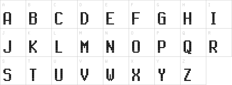 Uppercase characters
