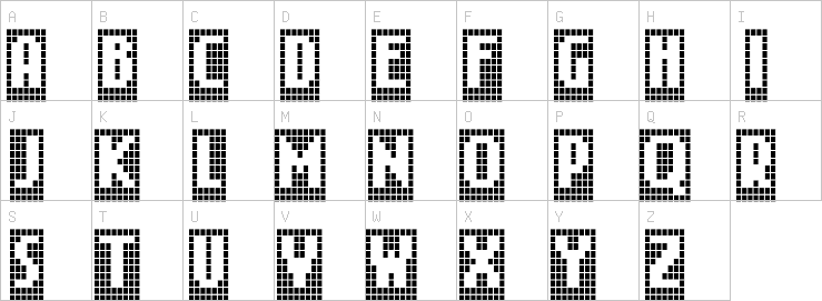 Uppercase characters