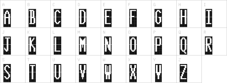 Uppercase characters