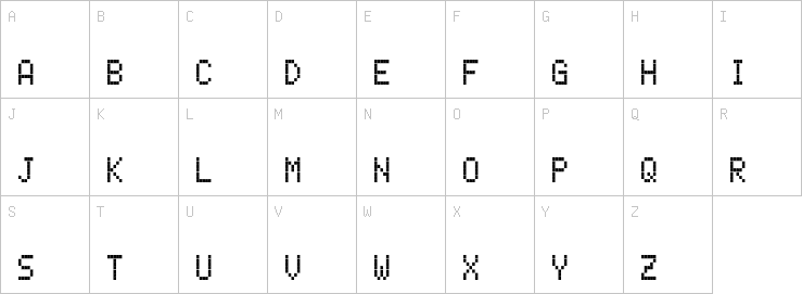 Uppercase characters