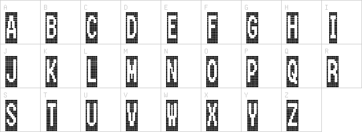 Uppercase characters