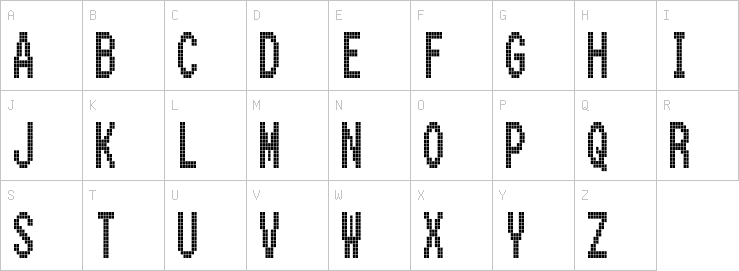 Uppercase characters