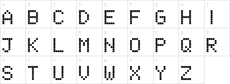 Uppercase characters
