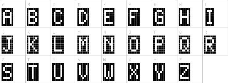 Uppercase characters