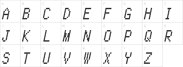 Uppercase characters