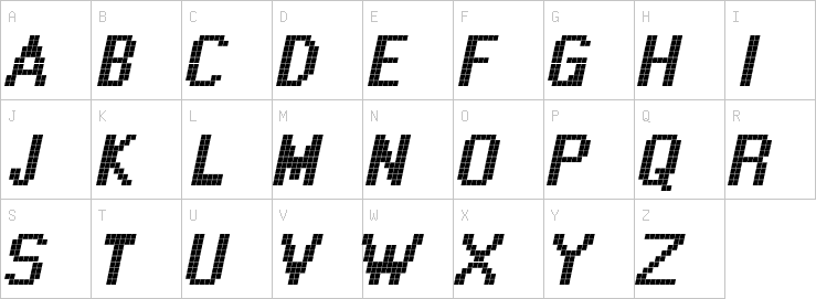 Uppercase characters