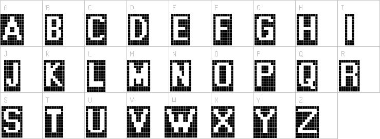 Uppercase characters