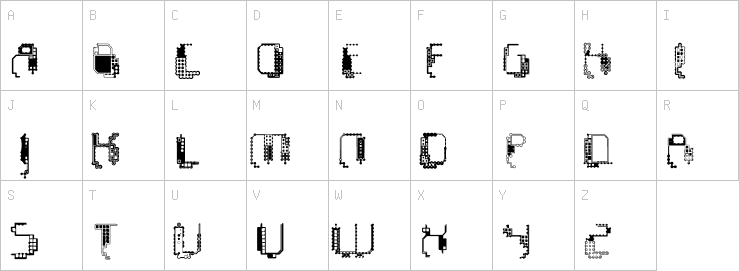 Uppercase characters