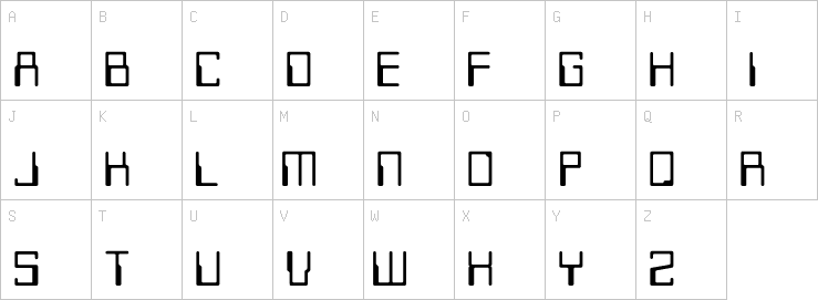Uppercase characters