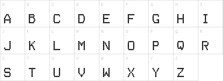 Uppercase characters
