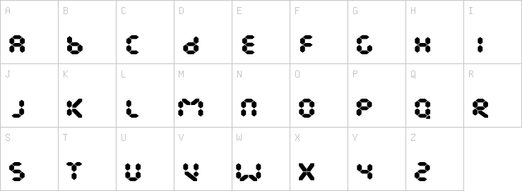 Uppercase characters