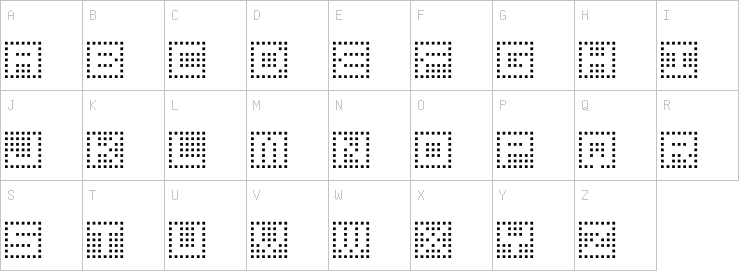 Uppercase characters