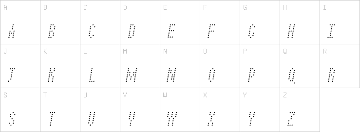 Uppercase characters