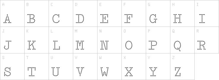 Uppercase characters