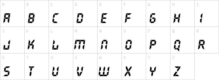 Uppercase characters