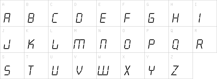 Uppercase characters