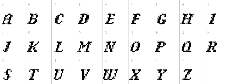 Uppercase characters