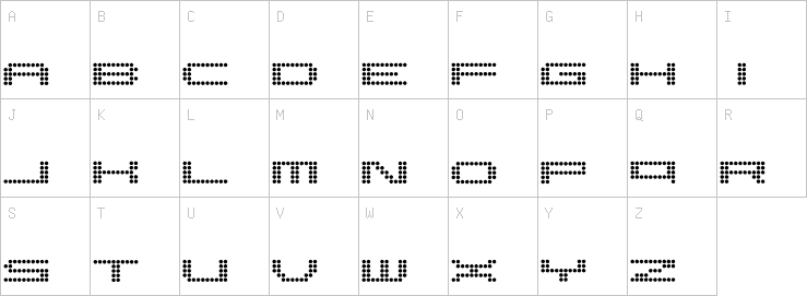 Uppercase characters