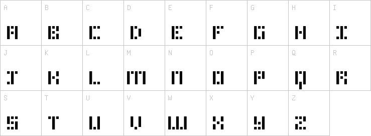 Uppercase characters