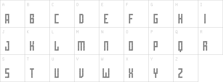 Uppercase characters