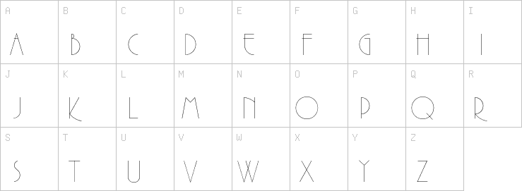 Uppercase characters