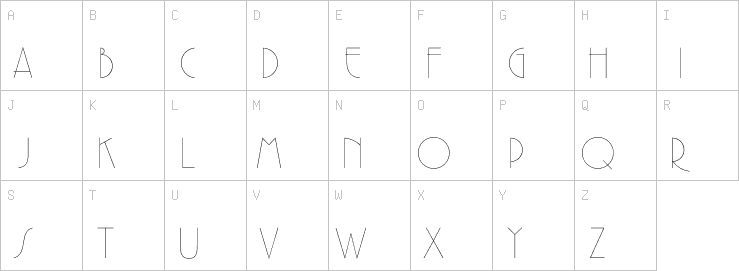 Uppercase characters