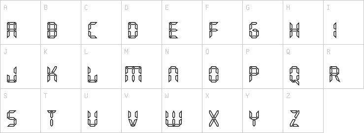 Uppercase characters