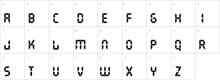 Uppercase characters
