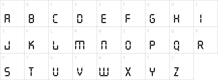 Uppercase characters